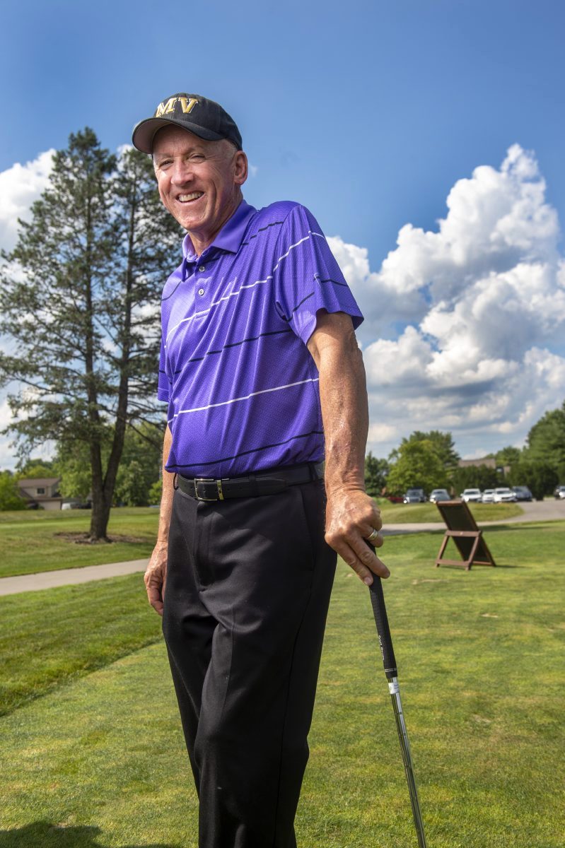 The 2021 Daily Reporter Boys Golf Coach of the Year: Mt. Vernon’s Tom Kirby. (Tom Russo | Daily Reporter)