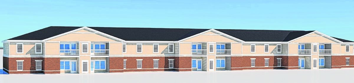 A developer wants to bring apartment buildings that look like this to East Osage Street in Greenfield. (Submitted image)