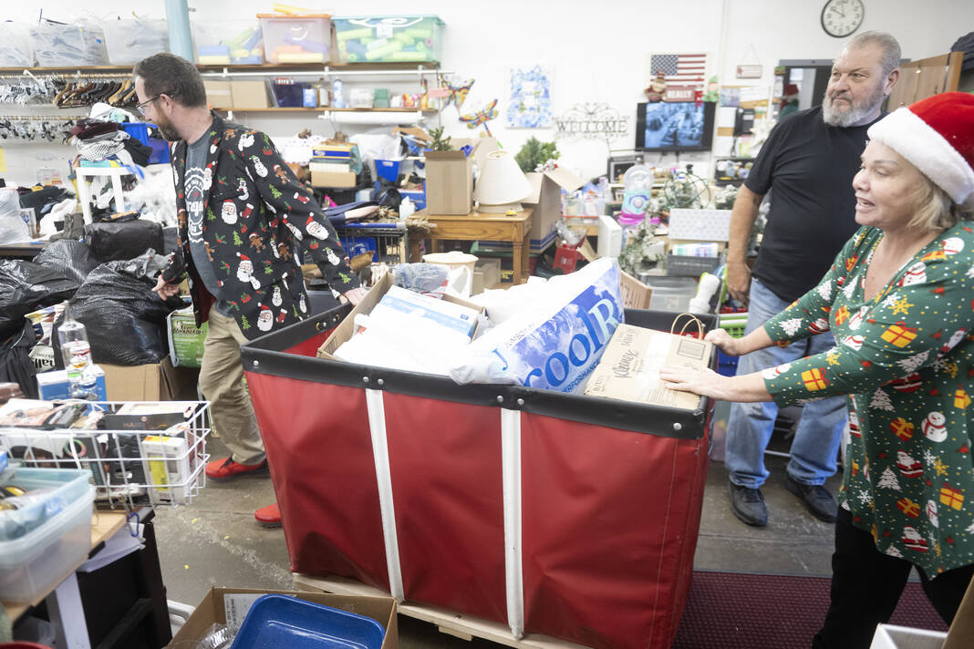 THE GIVING SPIRIT: New Palestine students drop off thousands of items ...